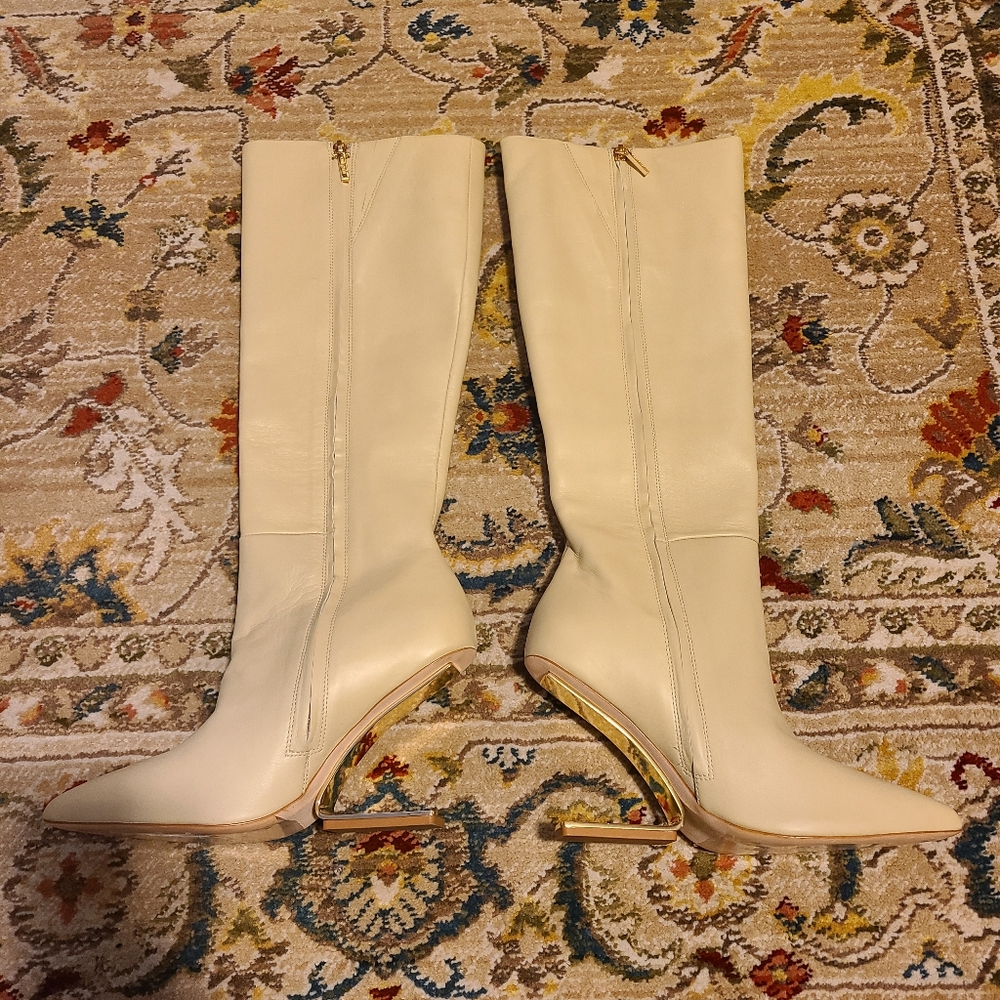 Cult Gaia Bianca High Heel Knee Boots - Picture 6 of 12